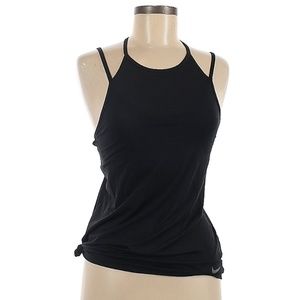 Nike Black Halter Workout Sports Bra Tank